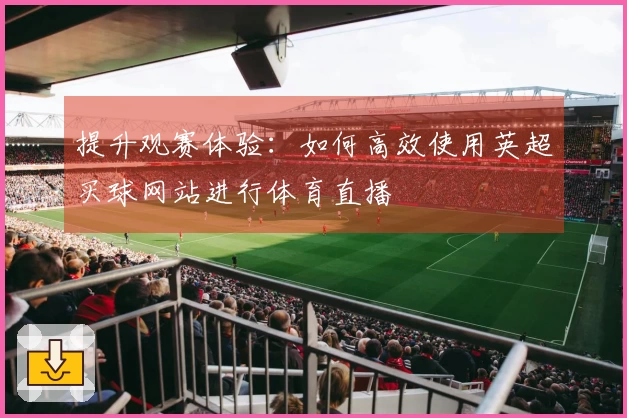 提升观赛体验：如何高效使用英超买球网站进行体育直播